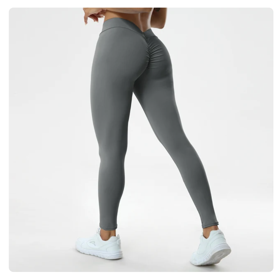 Push Up “V” Fitness High Waist Pants